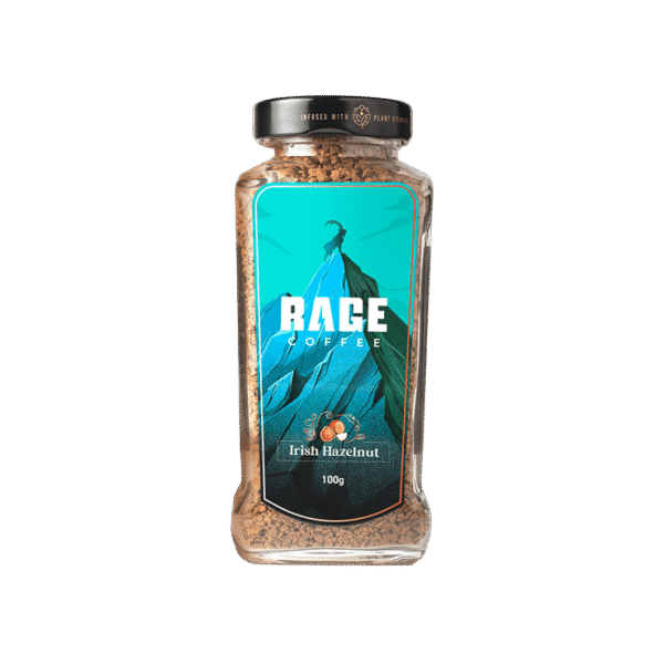 Rage Coffee Irish Hazelnut Instant Flavoured Coffee