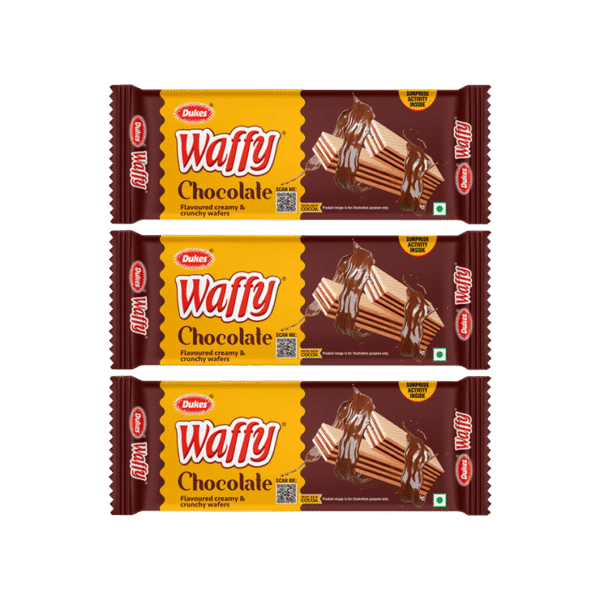 Dukes Waffy Chocolate Wafers - Pack of 3
