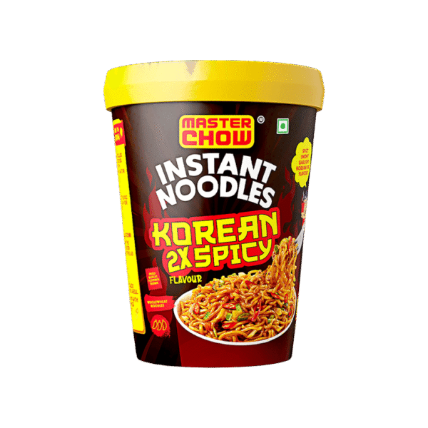 MasterChow Instant Cup Noodles (Korean 2X Spicy Flavour)