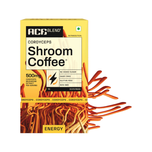 Ace Blend Cordyceps Shroom Instant Coffee -Energy