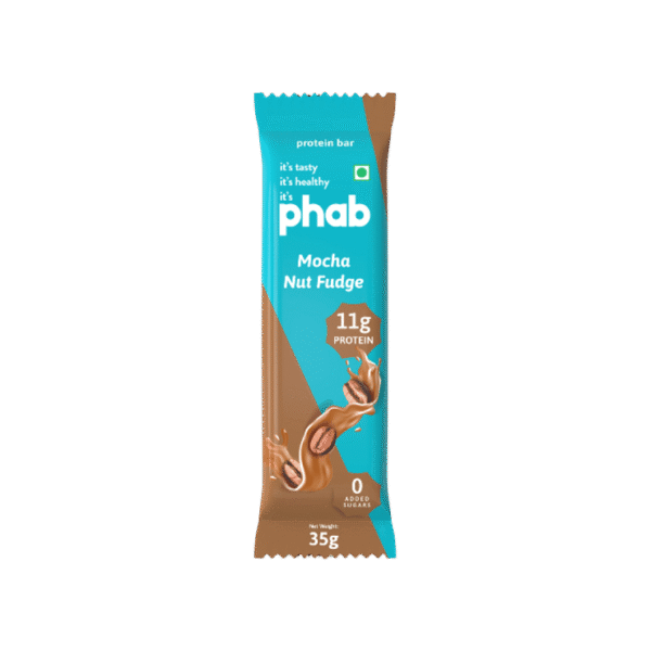 Phab 11g Protein Mocha Nut Fudge Protein Bar