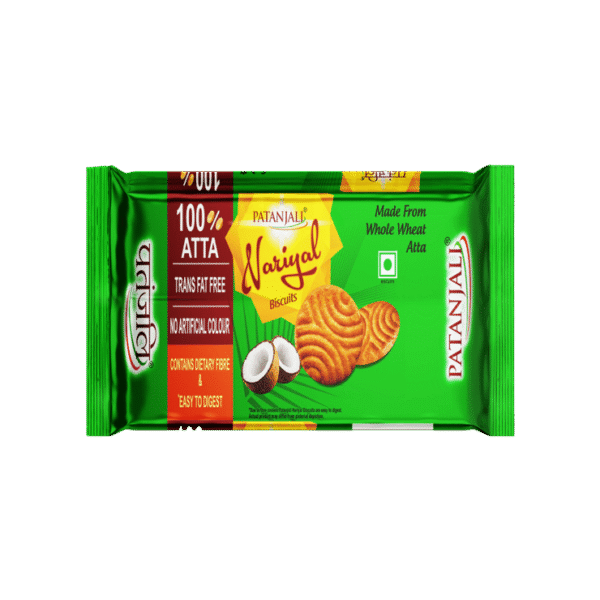 Patanjali Whole Wheat Nariyal Biscuit