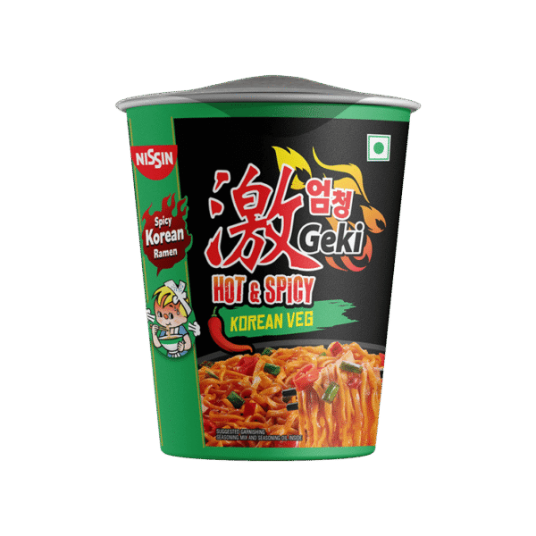 Nissin Geki Hot & Spicy Korean Veg Cup Noodles