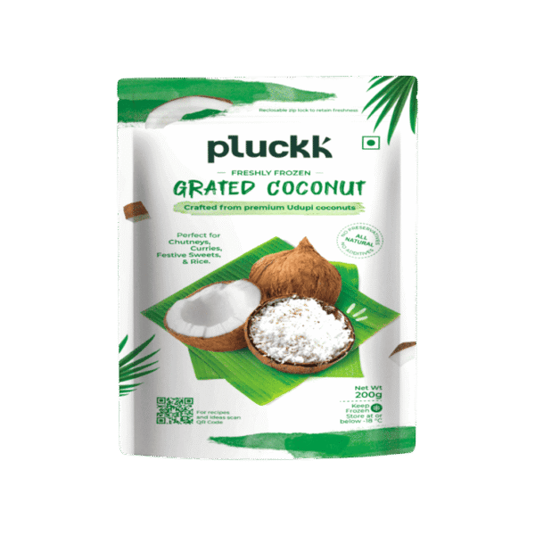 Pluckk Frozen Grated Coconut