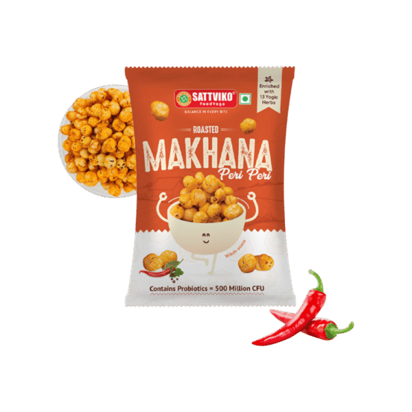 Sattviko Peri Peri Roasted Flavoured Makhana