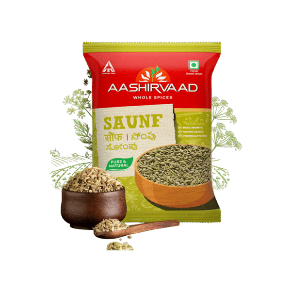 Aashirvaad Pure Whole Saunf Seeds /Saunf