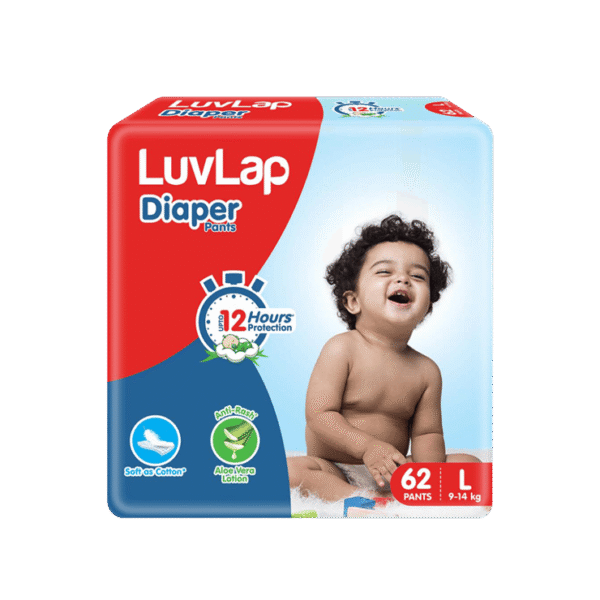 LuvLap Baby Diaper Pants (L, 9-14 kg)