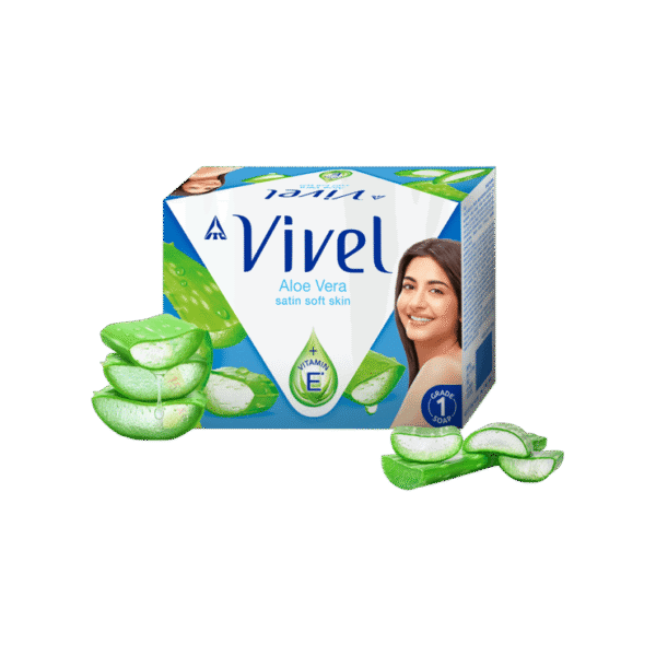 Vivel Aloe Vera Bathing Soap - Pack of 4