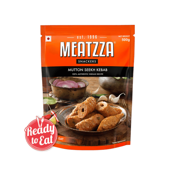 Meatzza Mutton Seekh Kebab (Frozen)