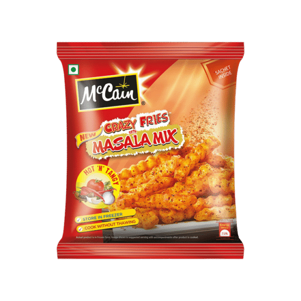 McCain Crazy French Fries with Masala Mix (Hot n Tangy)