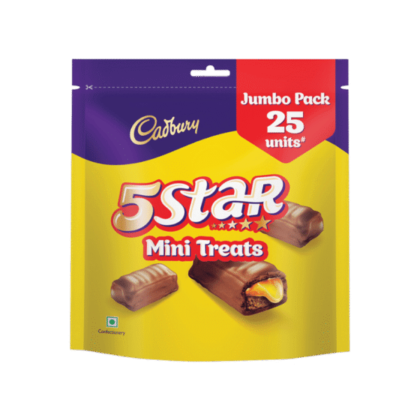 Cadbury 5 Star Mini Treats Filled Bar Chocolate Pack