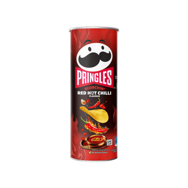 Pringles Scorchin? Potato Chips (Red Hot Chilli)