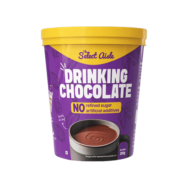 The Select Aisle Drinking Hot Chocolate