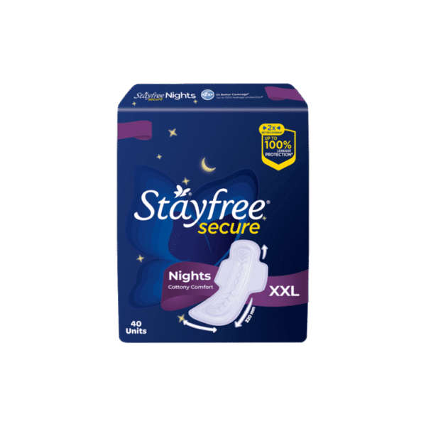 Stayfree Secure Nights Sanitary Pads (XXL)