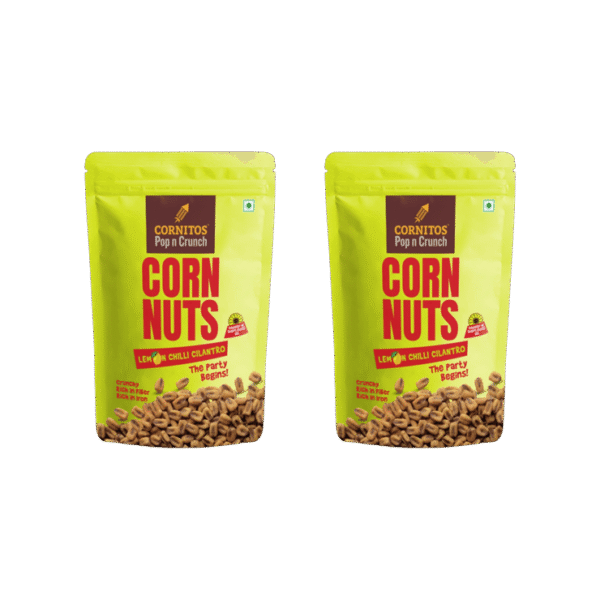 Cornitos Lemon Chilli Cilantro Corn Nuts - Pack of 2