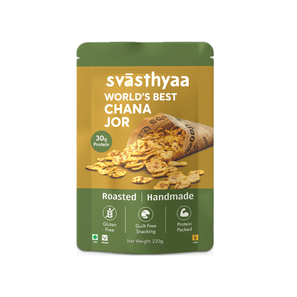 Svasthyaa Handmade Roasted Chana Jor, Namkeen